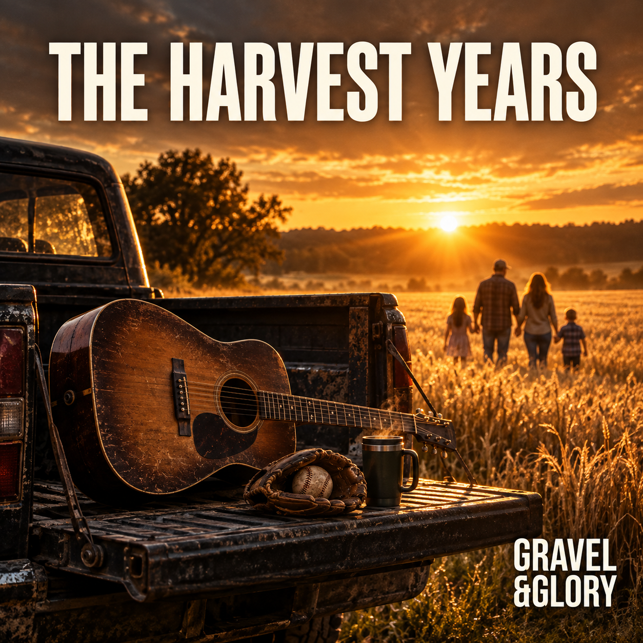 The Harvest Years — Gravel & Glory album cover
